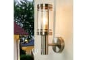 Lindby Außenwandlampe Djori Sensor Aluminiumfarben E27 Bild 1