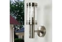 Lindby Außenwandlampe Djori Sensor Aluminiumfarben E27 Bild 3