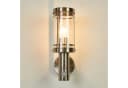 Lindby Außenwandlampe Djori Sensor Aluminiumfarben E27 Bild 4