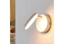 Lindby LED-Wandlampe Milow, weiß, Schalter Bild 4