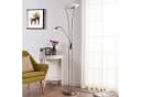 Lindby Stehlampe Felicia Nickel 180 cm LED Bild 4