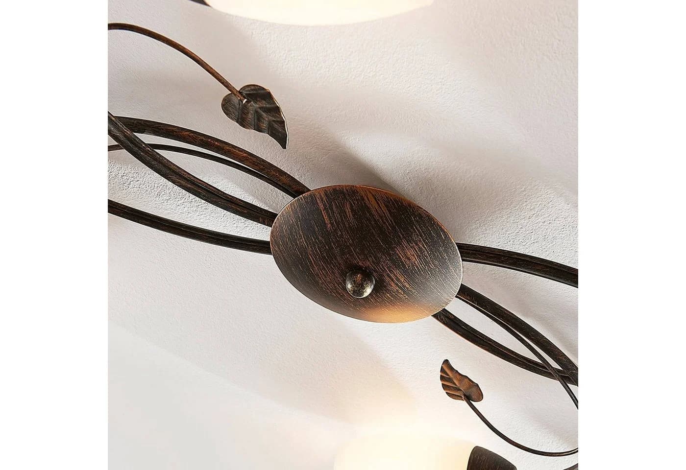 Lindby Deckenleuchte Stefania 6-flg. Schwarz/Gold 68cm - Bild 5