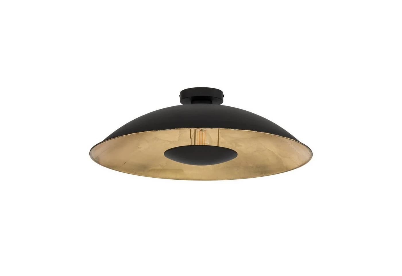 Lindby Deckenlampe Emilienne Schwarz/Gold Metall 60 cm - Bild 4