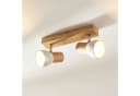Lindby Deckenstrahler Thorin Weiß Holz IP20 Bild 1