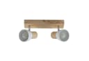 Lindby Deckenstrahler Thorin Weiß Holz IP20 Bild 2