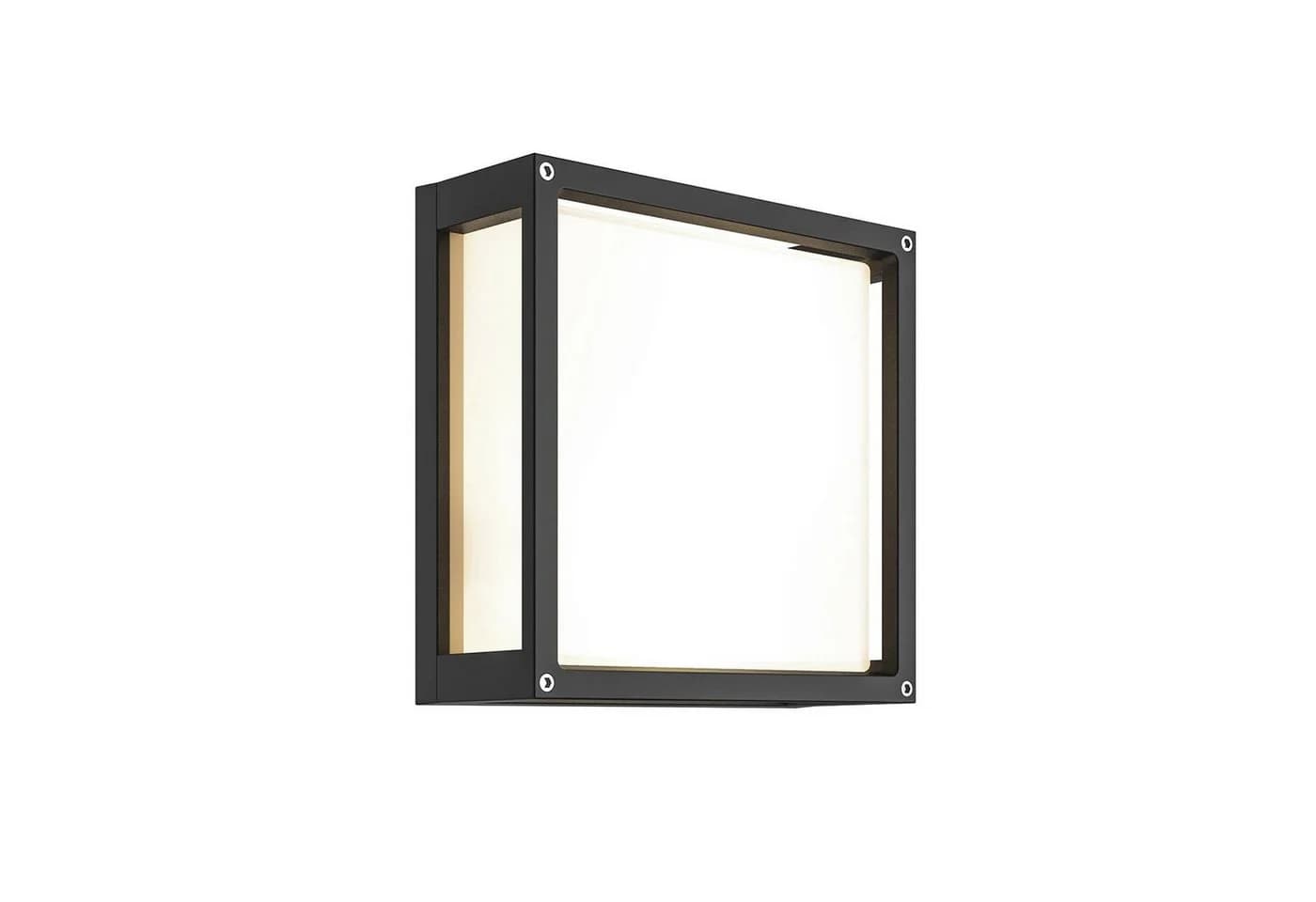 Lucande Außen-Wandleuchte Aurelien Metall Schwarz IP54 2x15W LED - Bild 2