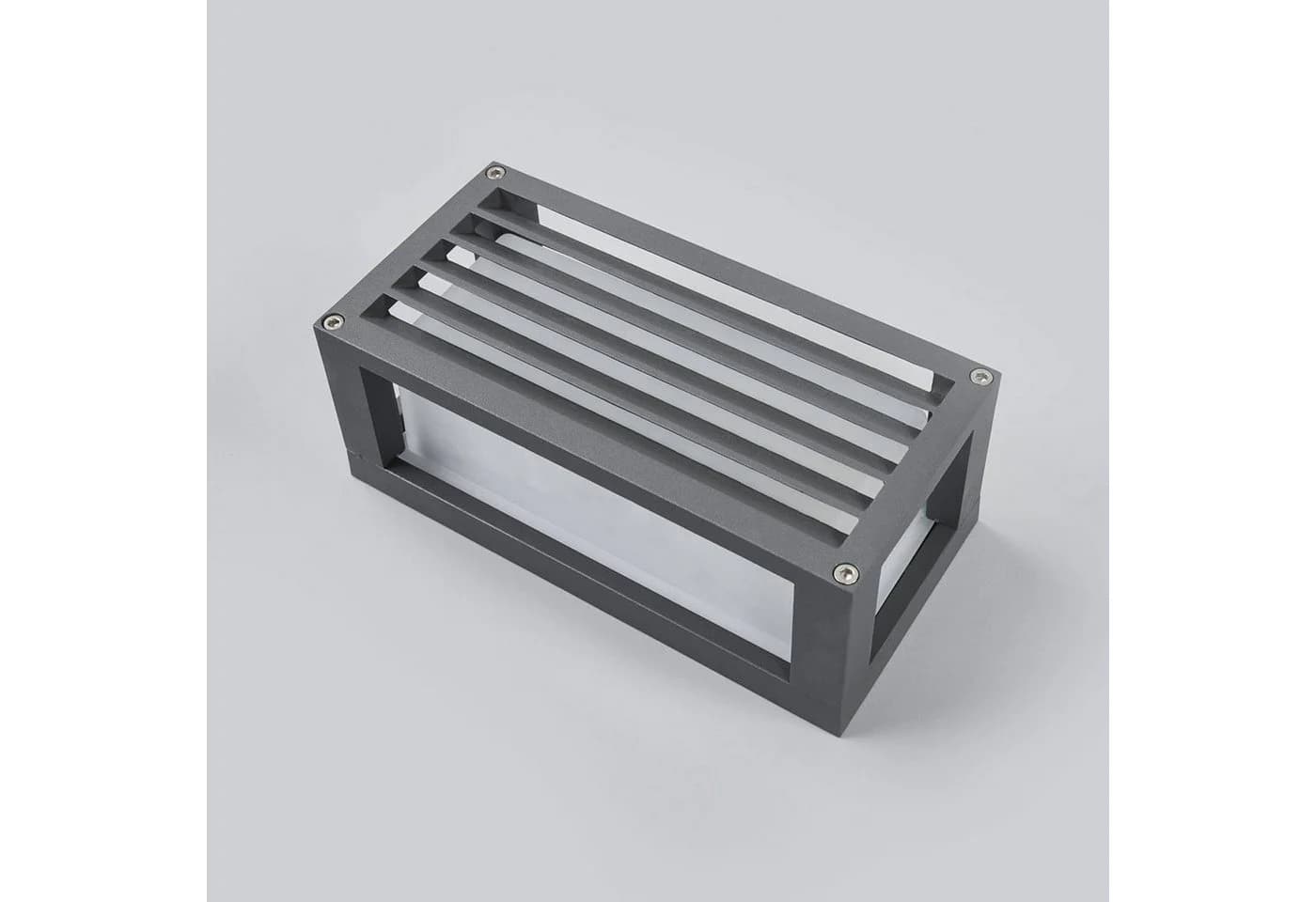 Lucande Außenwandleuchte Aurelien Metall 12,5cm gestreift - Bild 5