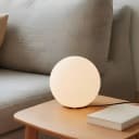 Lindby Tischleuchte Marike Weiß Opalglas LED Bild 1