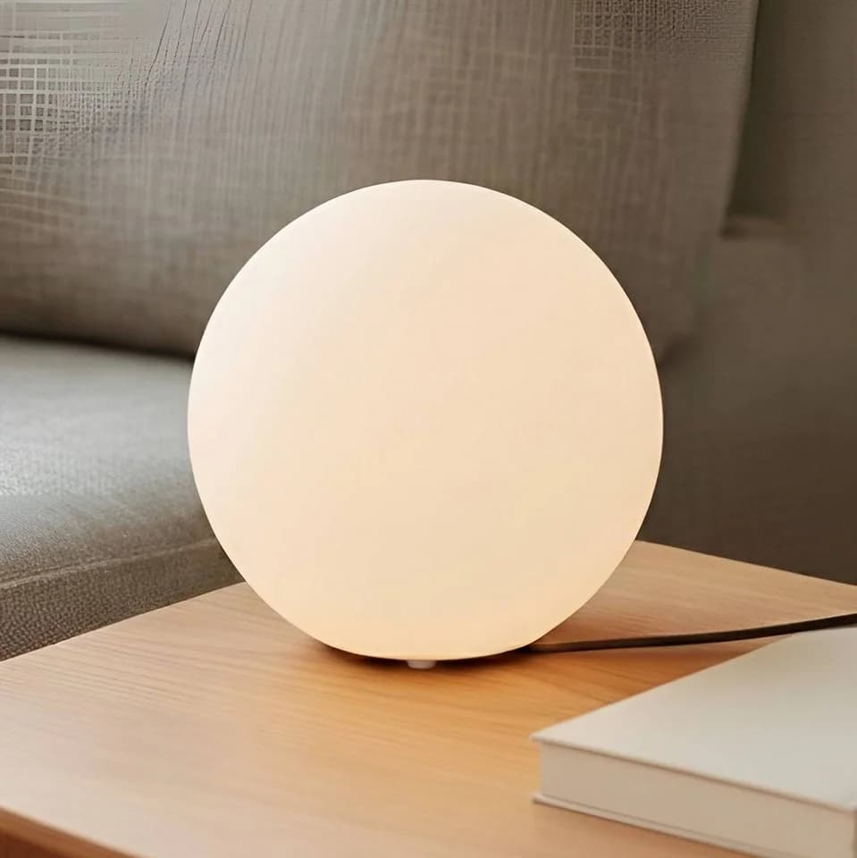 Lindby Tischleuchte Marike Weiß Opalglas LED - Bild 2
