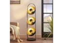 Lindby Stehleuchte Muriel 3-flg. Schwarz/Gold Metall Bild 1