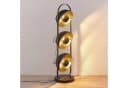 Lindby Stehleuchte Muriel 3-flg. Schwarz/Gold Metall Bild 5