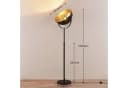 Lindby Stehleuchte Muriel Schwarz/Gold Metall Bild 4