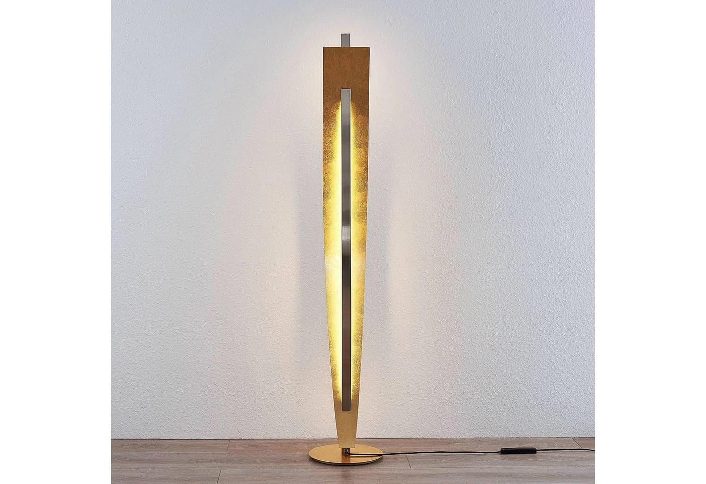 Lucande LED-Stehleuchte Marija Goldfarben Dimmbar - Bild 3