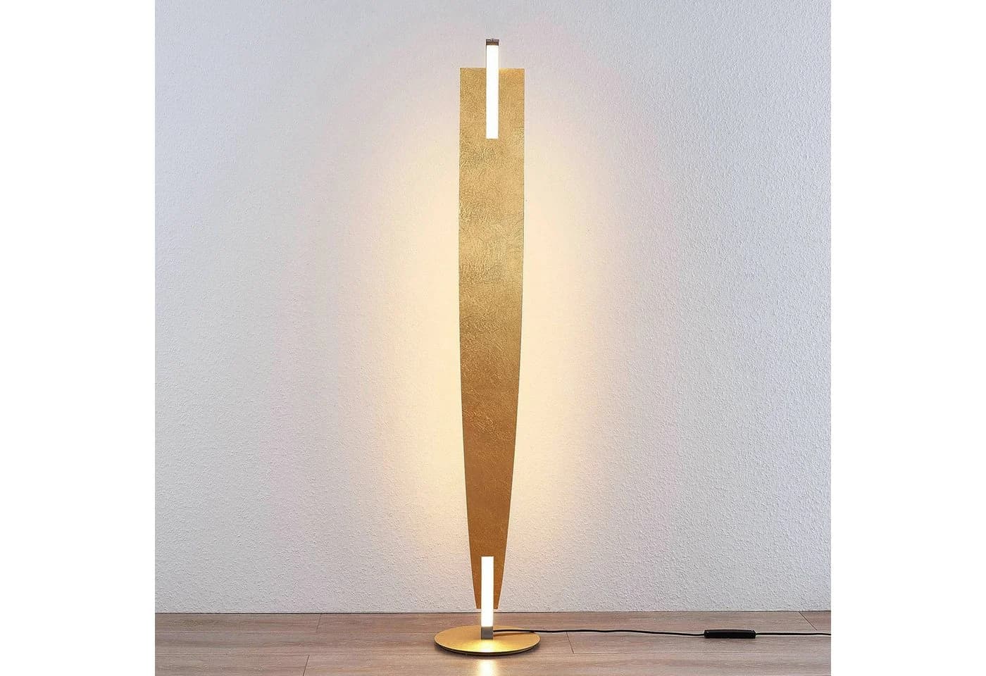 Lucande LED-Stehleuchte Marija Goldfarben Dimmbar - Bild 5