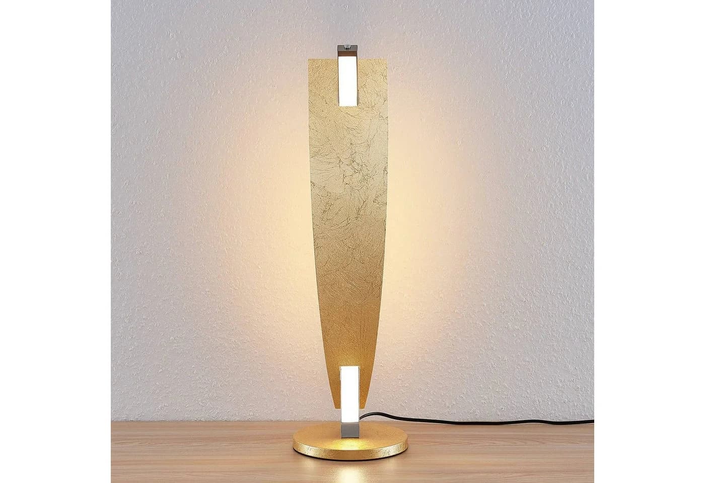 Lucande LED-Tischleuchte Marija Goldfarben Dimmbar - Bild 4