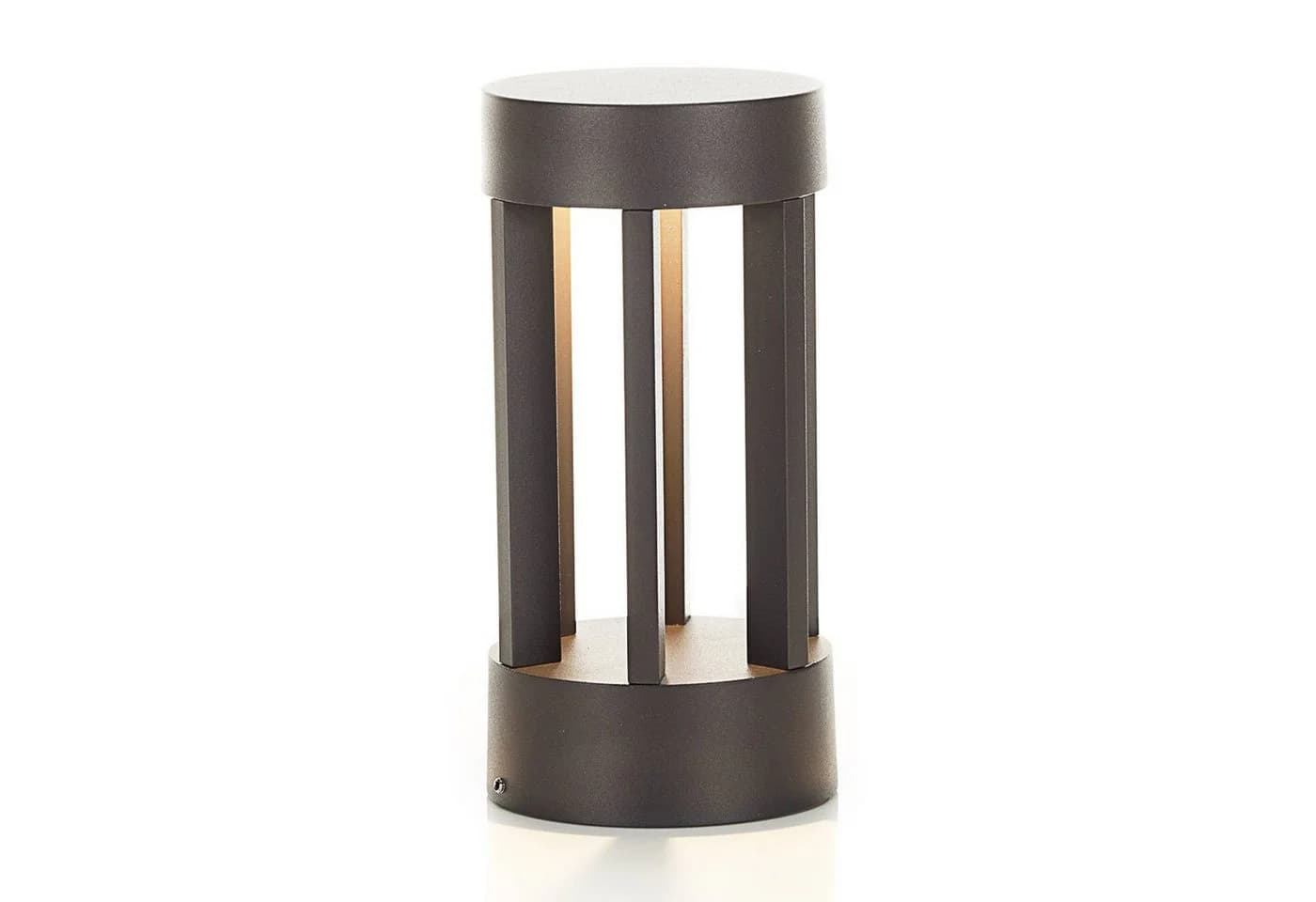 Lindby LED-Sockelleuchte Jordis 22 cm Anthrazit Aluminium - Bild 2