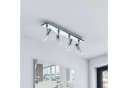 Lindby Deckenstrahler Zela 4x8W LED Chrom IP44 Bild 4