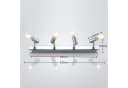 Lindby Deckenstrahler Zela 4x8W LED Chrom IP44 Bild 5