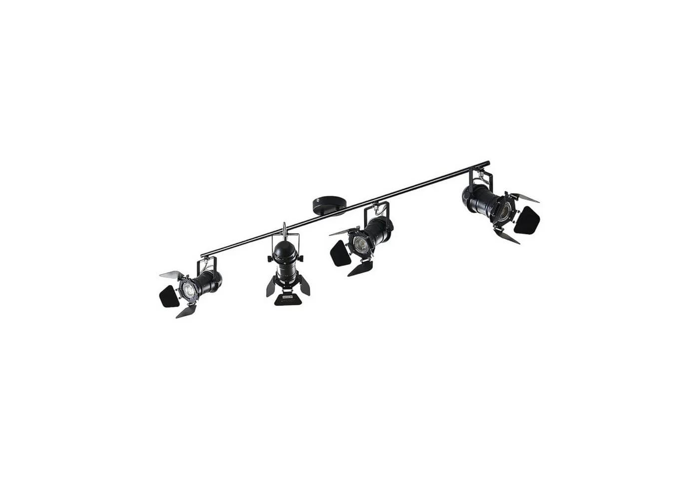 Lindby Deckenstrahler Tilen 4-flg. Schwarz Metall - Bild 2
