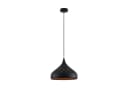 Lindby Hängelampe Ritana Schwarz-Gold Metall Ø 31cm E27 Bild 2