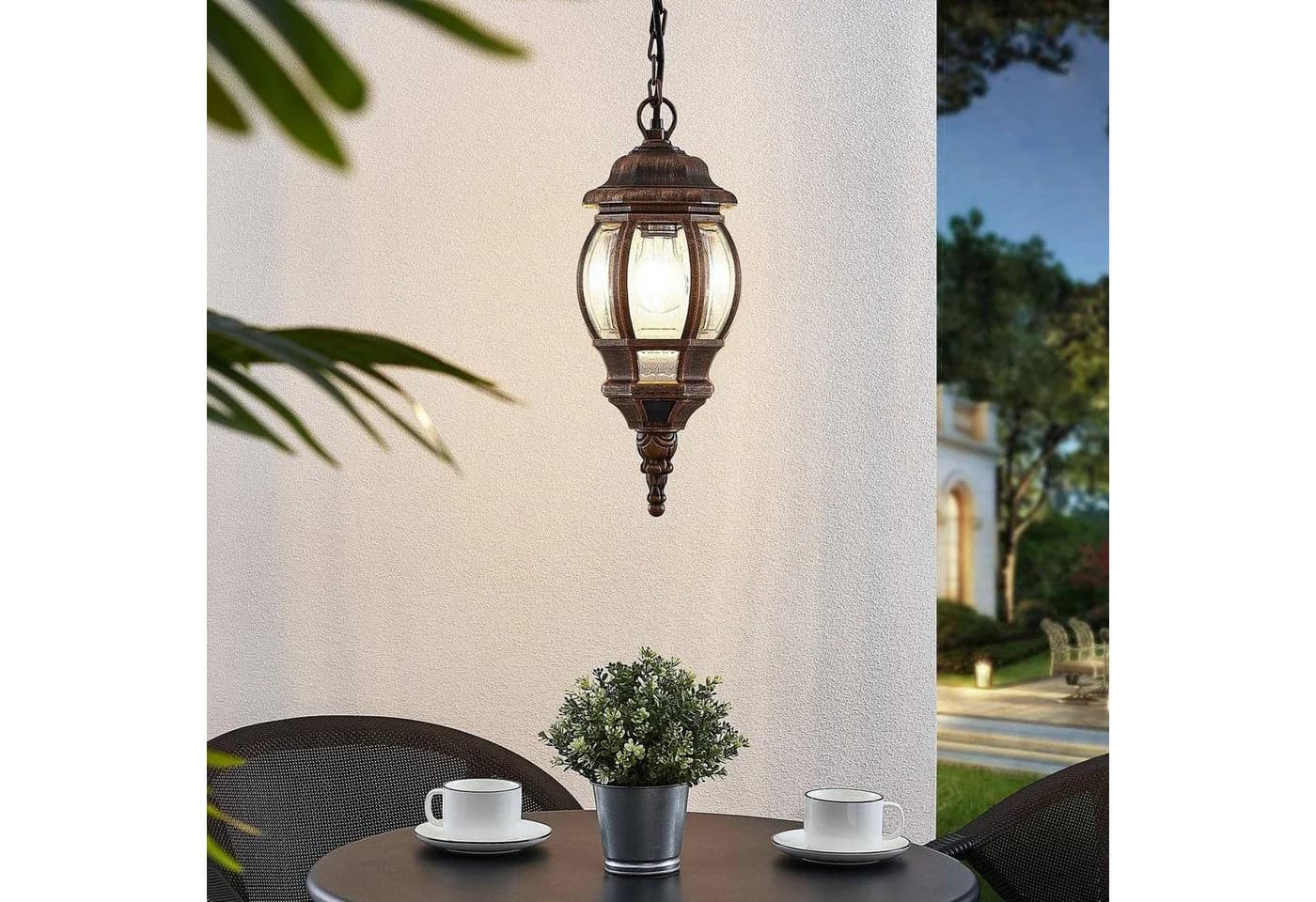 LINDBY Außenhängelampe Nadesha Gold Orientalisch - Bild 3