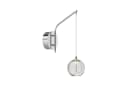 Lucande LED-Wandlampe Hayley Chrom Glas Bild 2