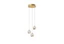 Lucande Hängeleuchte Hayley, 3 x 5 W LED, warmweiß, Glas & Metall Bild 2