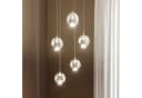 Lucande Hängeleuchte Hayley, 5 x 5 W LED, warmweiß, Glas & Metall Bild 1
