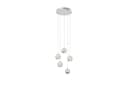 Lucande Hängeleuchte Hayley, 5 x 5 W LED, warmweiß, Glas & Metall Bild 2