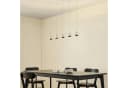 Lucande Hängeleuchte Hayley 5x5W LED warmweiß Glas Metall Bild 3