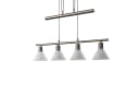 Lindby Hängeleuchte Delira Metall Alu IP20 4x40W Bild 2