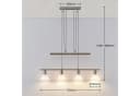 Lindby Hängeleuchte Delira Metall Alu IP20 4x40W Bild 5