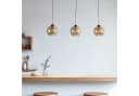 Lindby Hängeleuchte Sofian 3x60W Glas Creme IP20 Bild 2