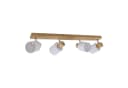 Lindby Wanessa Deckenlampe Modern Holz Weiß 4-Flammig Bild 2