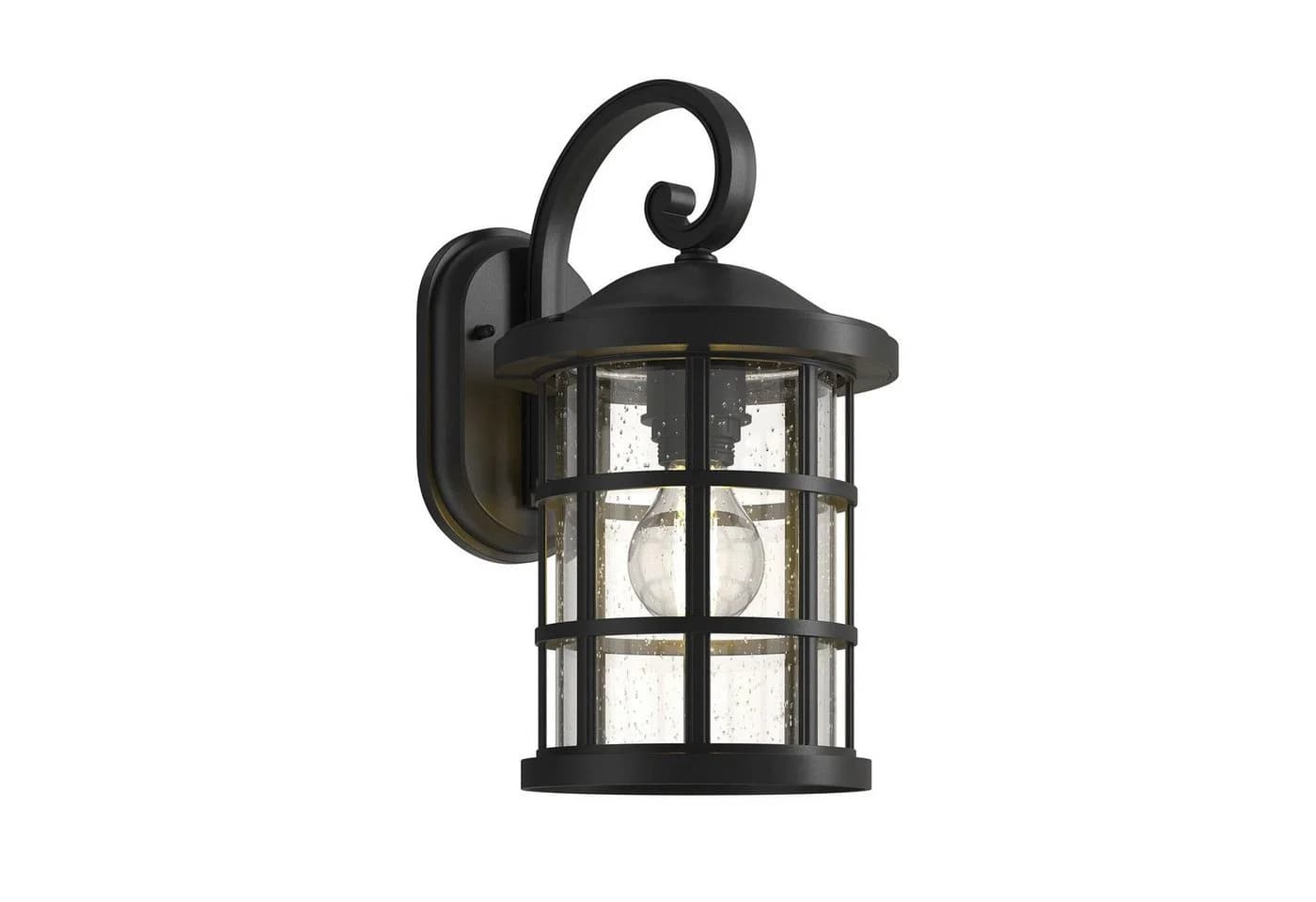 Lindby Außenwandlampe Ankea Schwarz Laternenform - Bild 2