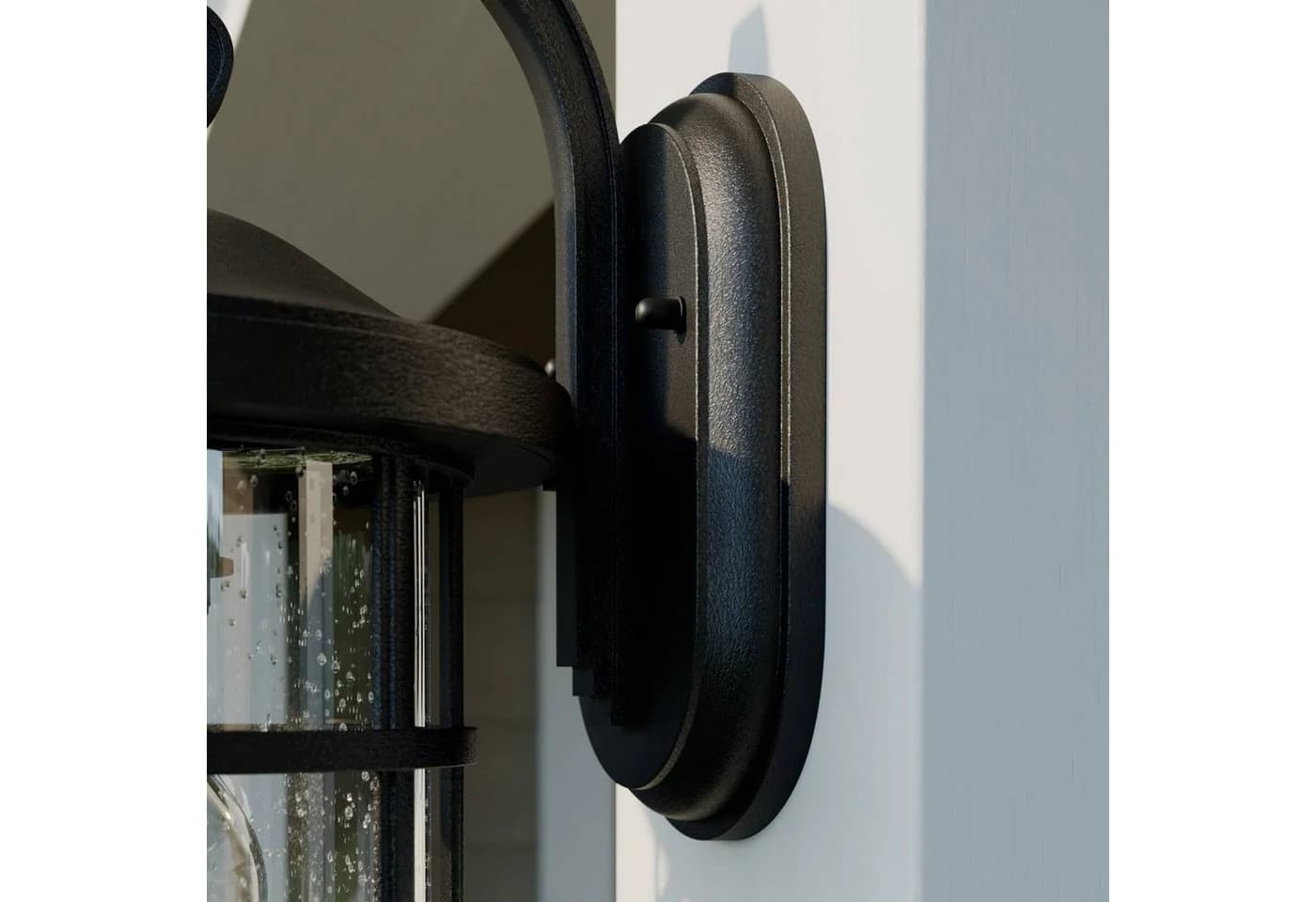 Lindby Außenwandlampe Ankea Schwarz Laternenform - Bild 5
