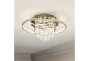 Lucande Deckenleuchte Keely LED 35W Chrom Silber Dimmbar Warmweiß Bild 1