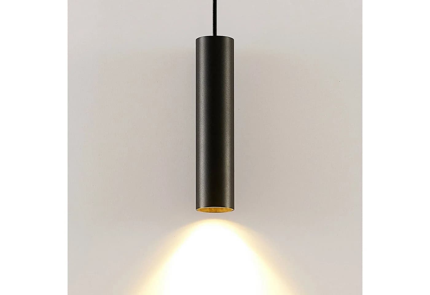 Arcchio Hängeleuchte Ejona Metall Schwarz/Gold 1x8W LED