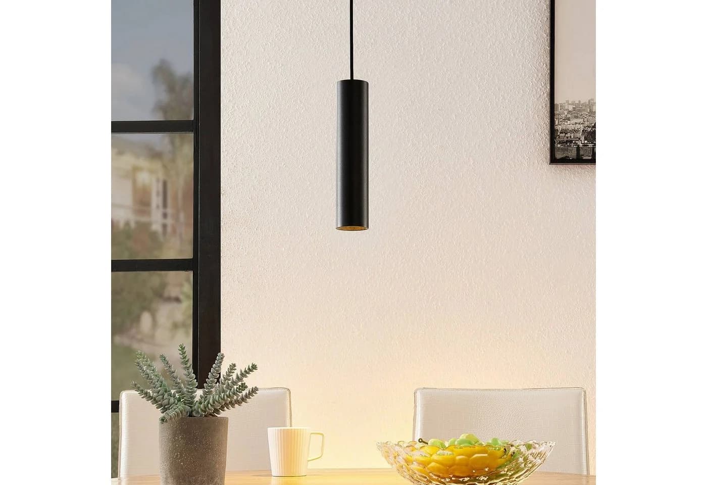 Arcchio Hängeleuchte Ejona Metall Schwarz/Gold 1x8W LED - Bild 2