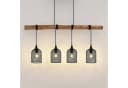 Lindby Hängeleuchte Elrond 4-flammig Holz Bild 3