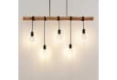 Lindby Hängeleuchte Rom Holz 5x60W IP20 Bild 4