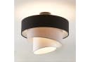 Lindby Deckenlampe Coria Schwarz/Grau/Weiß 40 cm E27 Bild 1