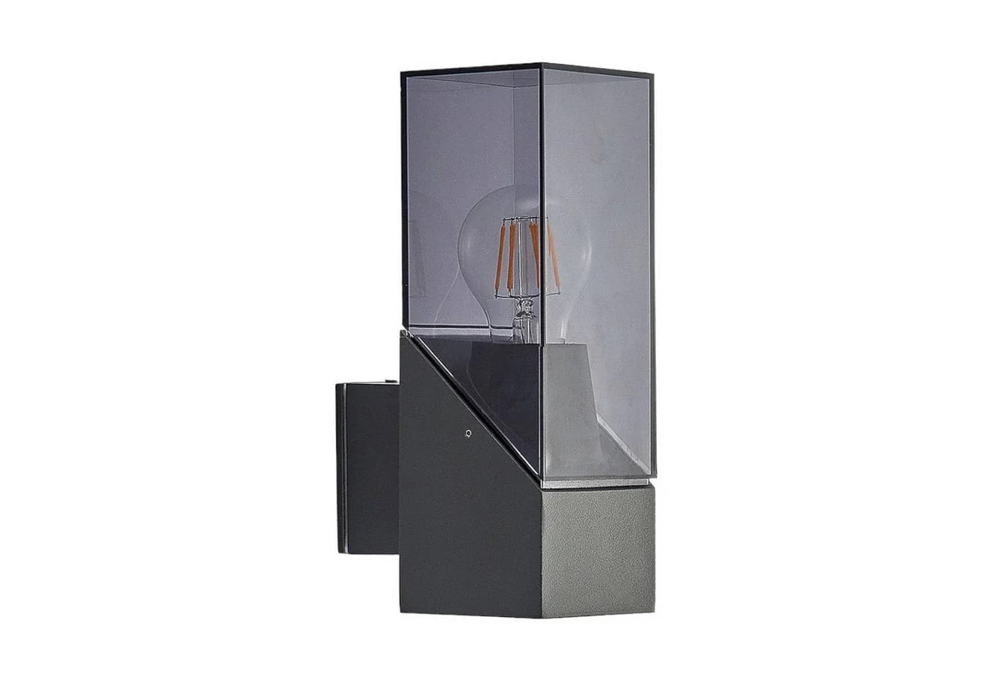 Lucande Außenwandleuchte Fiola 25 cm Anthrazit IP54 - Bild 2