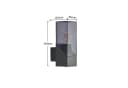 Lucande Außenwandleuchte Fiola 25 cm Anthrazit IP54 Bild 4