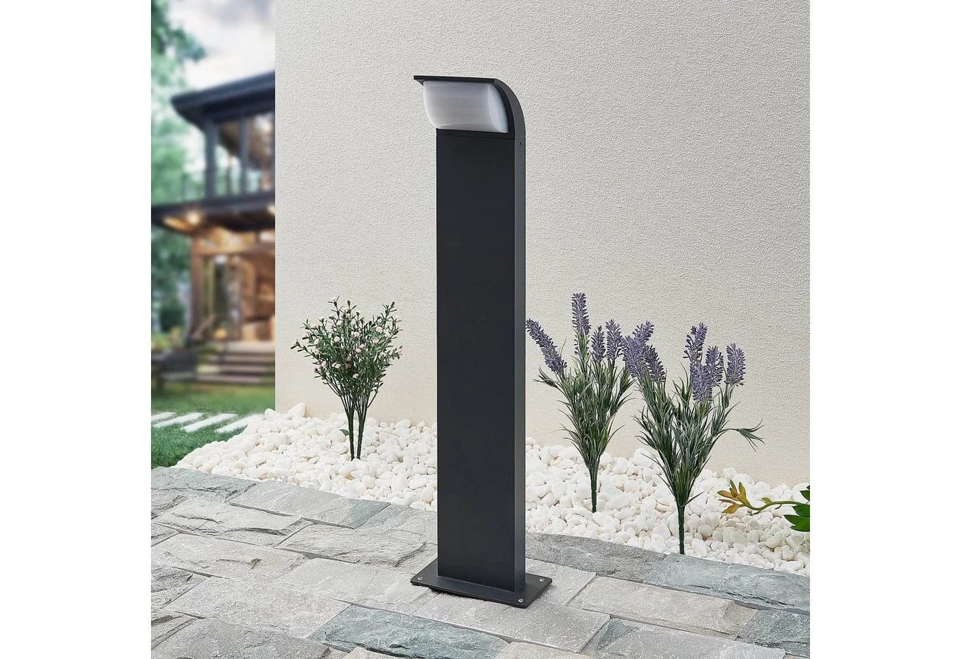 Lucande Außen-Stehlampe Tinna LED Schwarz Warmweiß - Bild 4