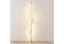 Lucande LED-Stehlampe Edano, 154 cm, Weiß, Textil, Dimmbar Bild 4