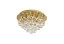 Lindby Deckenleuchte Gillion Gold Messing Kristalle LED IP20 Bild 2