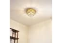Lindby Deckenleuchte Gillion Gold Messing Kristalle LED IP20 Bild 3