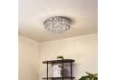Lindby Deckenleuchte Antonino Chrom 8x40W LED mit Kristallelementen Bild 3