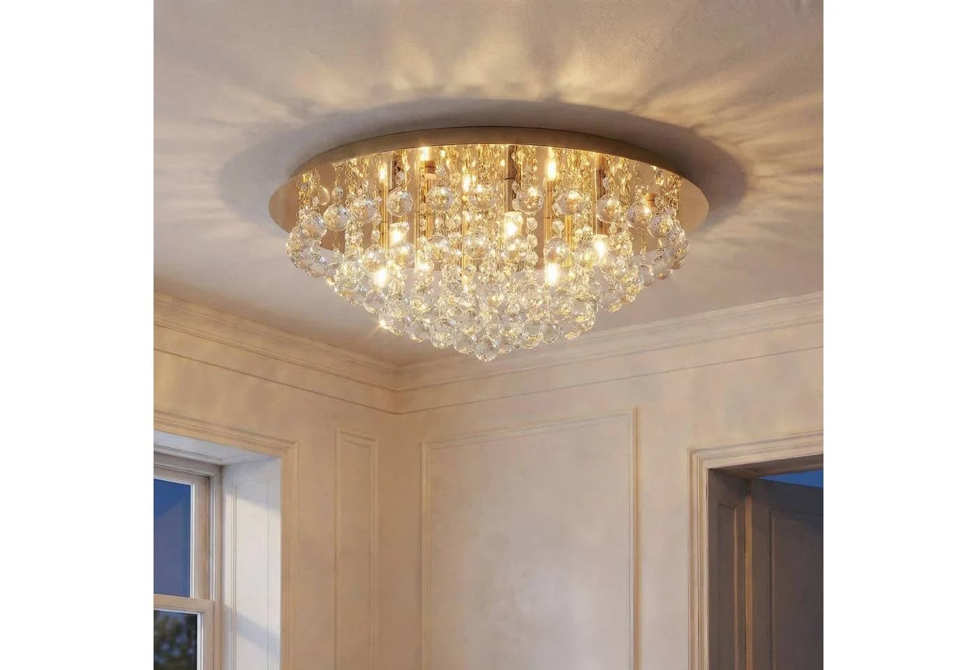 Lindby Deckenleuchte Gillion Gold/Messing LED 8x8W IP20 - Bild 3